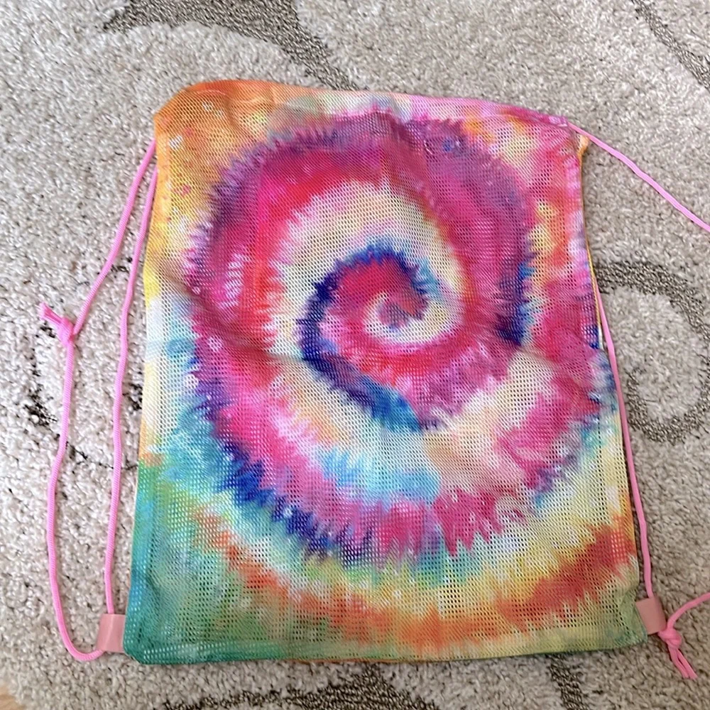 TIE DYE Drawstring Ventillated Packable Backpack